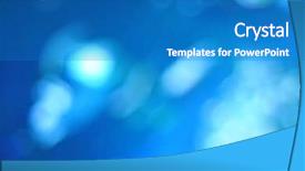  Presentation with fuzzy - Beautiful slides featuring technical background - abstract fuzzy facula backdrop and a teal colored foreground