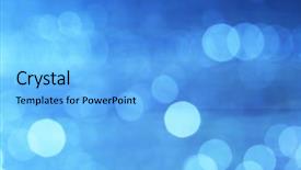  Presentation with shining light - PPT theme with light shining off water background and a light blue colored foreground