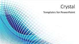  Presentation with circle - Colorful PPT theme enhanced with circle blue white - techno dots backdrop and a white colored foreground