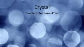  Presentation with blue design - Cool new presentation theme with blue circular reflections backdrop and a teal colored foreground