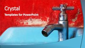  Presentation with village india - Presentation featuring blue city in rajasthan india background and a crimson colored foreground