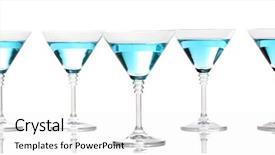  Presentation with cocktail - Theme with cement sheet on the ground background and a gray colored foreground