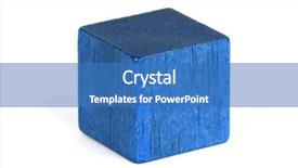  Presentation with for blue colored resource - Audience pleasing theme consisting of blue colored building block backdrop and a teal colored foreground