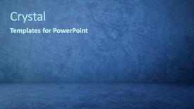 Presentation with plaster - PPT layouts enhanced with blue-concrete-interior-plaster-background background and a ocean colored foreground