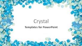  Presentation with confetti - PPT layouts having blue confetti frame background and a white colored foreground