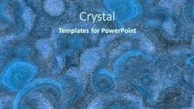  Presentation with ore - Theme enhanced with blue copper ore seamless texture macro background and a ocean colored foreground