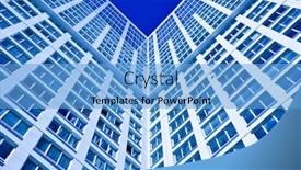  Presentation with dwelling - Beautiful theme featuring blue corner in dwelling house backdrop and a light blue colored foreground