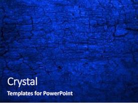 Blue Cracked Background PPT template 42 | CrystalGraphics