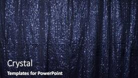  Presentation with blue curtain - Presentation enhanced with blue-curtains-sequin-curtains-beautiful and a  colored foreground