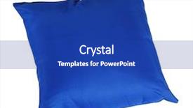  Presentation with blue - PPT layouts featuring blue cushion isolated background and a royal blue colored foreground