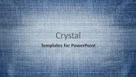  Presentation with jeans blue denim texture - Beautiful presentation theme featuring blue denim jeans texture background backdrop and a light blue colored foreground