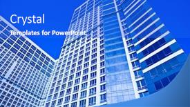  Presentation with dwelling - Colorful theme enhanced with blue dwelling house in blue backdrop and a cobalt blue colored foreground