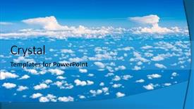  Presentation with sky - Audience pleasing PPT theme consisting of blue earth free - natural background view backdrop and a teal colored foreground