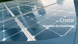  Presentation with solar panels el paso - Presentation design having blue earth free - solar panels with cityscape background and a seafoam green colored foreground