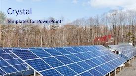  Presentation with solar panels el paso - Presentation theme enhanced with blue earth free - solar panels with the sunny background and a sky blue colored foreground