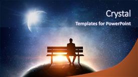  Presentation with world wide web in business - Slides consisting of blue earth free - this business world is background and a navy blue colored foreground