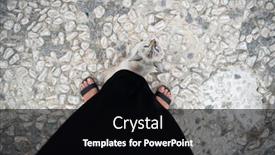  Presentation with cat - Beautiful slide set featuring blue-eyed-cat-peeps-out backdrop and a black colored foreground