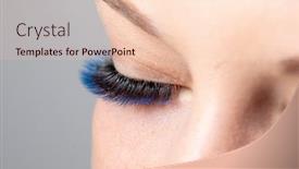  Presentation with football blue colors - Amazing presentation theme having blue-eyelash-extension-with-diferent backdrop and a lemonade colored foreground