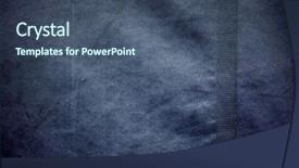  Presentation with dark blue - Colorful PPT theme enhanced with blue fabric background backdrop and a ocean colored foreground