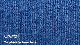  Presentation with abstract blue texture - Cool new PPT theme with qualitative blue fabric texture abstract background close up backdrop and a ocean colored foreground