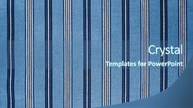  Presentation with fabric - Audience pleasing presentation design consisting of blue fabric texture clothes background backdrop and a ocean colored foreground