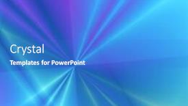  Presentation with fantasy - PPT theme enhanced with blue fantasy background background and a cobalt blue colored foreground