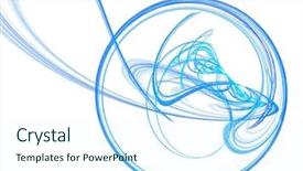  Presentation with fantasy - Amazing slide set having blue fantasy on white background backdrop and a cool aqua colored foreground