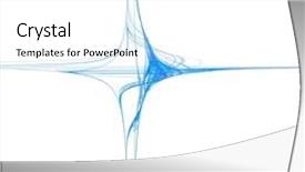  Presentation with fantasy - Presentation theme with blue fantasy star isolated on white background and a white colored foreground