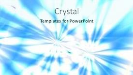  Presentation with fantasy - Presentation design featuring blue fantasy star background and a cool aqua colored foreground