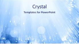  Presentation with fiber optics - Cool new presentation with blue fiber optics backdrop and a sky blue colored foreground