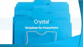  Presentation with text file - Beautiful presentation theme featuring blue file folders in rack backdrop and a teal colored foreground