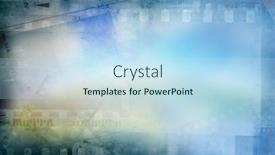  Presentation with film negative - PPT layouts with blue-film-strip-negative-frames background and a sky blue colored foreground