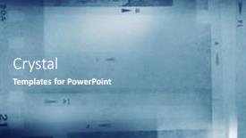  Presentation with film negative - PPT theme having blue-film-strip-negative-frames background and a light blue colored foreground