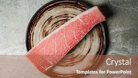  Presentation with tuna - Theme enhanced with blue-fin-tuna-otoro-luxe background and a red colored foreground