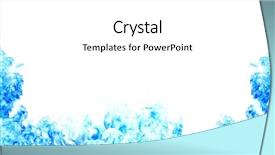  Presentation with blue fire - Slides having blue fire background and a white colored foreground