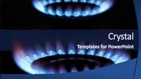  Presentation with blue flame - Cool new PPT theme with blue flame backdrop and a navy blue colored foreground