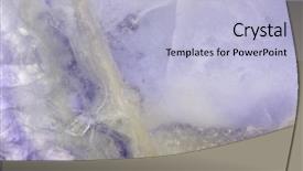 Presentation with texture - Presentation theme enhanced with blue fluorite texture macro photo background and a light blue colored foreground