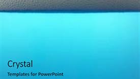  Presentation with foam - PPT layouts consisting of blue foam bubbles background background and a cyan colored foreground