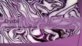  Presentation with abstract blue texture - Slide deck consisting of blue food - red cabbage slice close-up abstract background and a  colored foreground