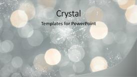  Presentation with decoration - Slides having blue footer - bokh background and christmas decoration background and a light gray colored foreground