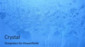  Presentation with blue eyes technology close up - PPT layouts enhanced with blue frost background closeup frozen background and a light blue colored foreground