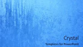  Presentation with ice blue - Amazing theme having blue frost background closeup frozen backdrop and a light blue colored foreground