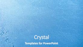 Presentation with winter blue - Cool new slides with blue frost background closeup frozen backdrop and a teal colored foreground