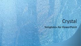  Presentation with winter blue - Theme enhanced with blue frost background closeup frozen background and a light blue colored foreground
