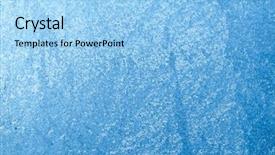  Presentation with winter blue - Amazing PPT layouts having blue frost background closeup frozen backdrop and a light blue colored foreground