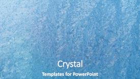  Presentation with patterns - Slide deck consisting of blue frost background closeup frozen background and a teal colored foreground
