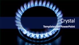 Presentation with dark blue - Audience pleasing PPT theme consisting of blue gas stove backdrop and a navy blue colored foreground