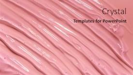  Presentation with hand sanitizer - Amazing presentation having blue-gel-texture-hand-sanitizer backdrop and a coral colored foreground