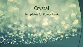  Presentation with glitter - Beautiful presentation theme featuring blue glitter christmas abstract background backdrop and a mint green colored foreground