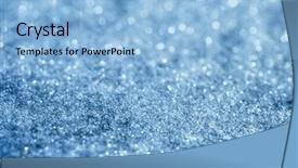  Presentation with blue sparkle - PPT theme with blue glitter sparkles background background and a light blue colored foreground